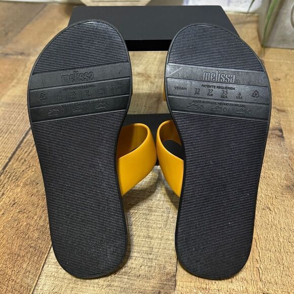 MELISSA BUBBLE - BLACK / CARAMEL US 6 - Picture 8 of 9